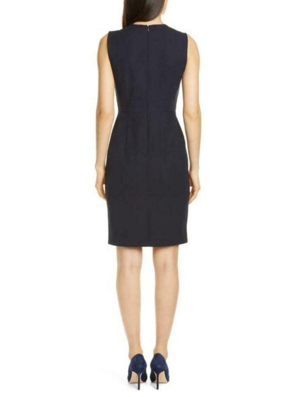 🆕NORDSTROM SIGNATURE Little Black Dress Sheath Small - Picture 2 of 13